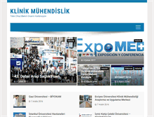 Tablet Screenshot of klinikmuhendislik.com